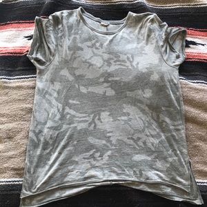 Free People Camo Tee